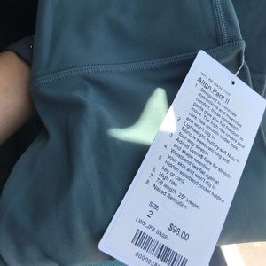 *NOT FOR SALE* Sea Steel- Lululemon Align 25”